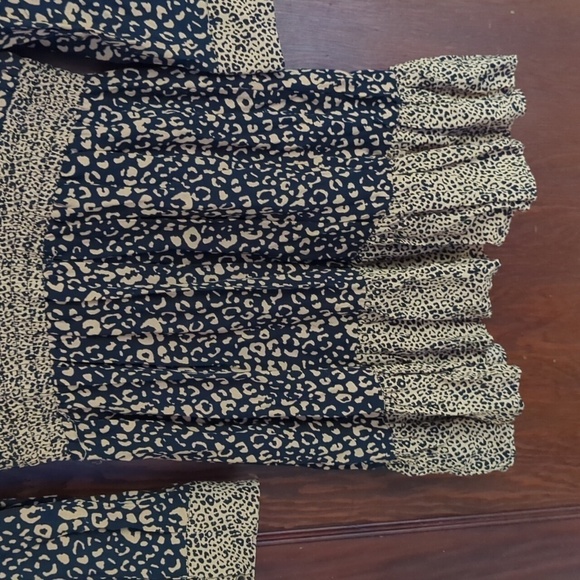 ZARA Leopard Print Mini Dress Size XS - Picture 3 of 5